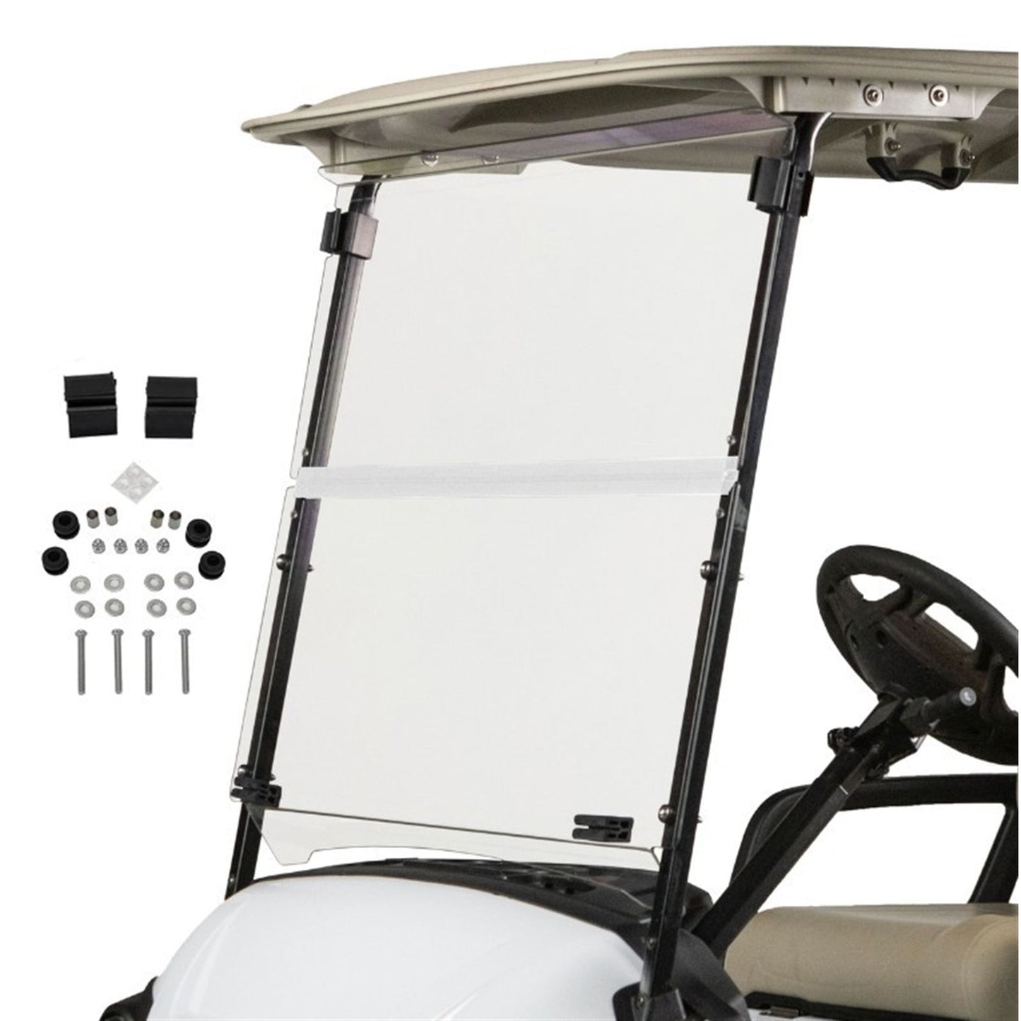Red Dot Drive2 - Clear Folding Windshield 2017-Up for Yamaha  [MPN: 09-018]_2112811