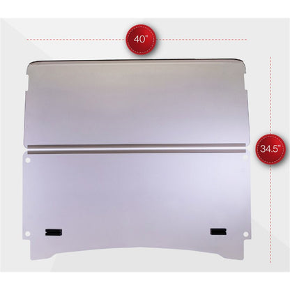 Red Dot Drive2 Clear 1/4" Folding Windshield for Yamaha  (Years 2017-Up) [MPN: 09-022]_2112815