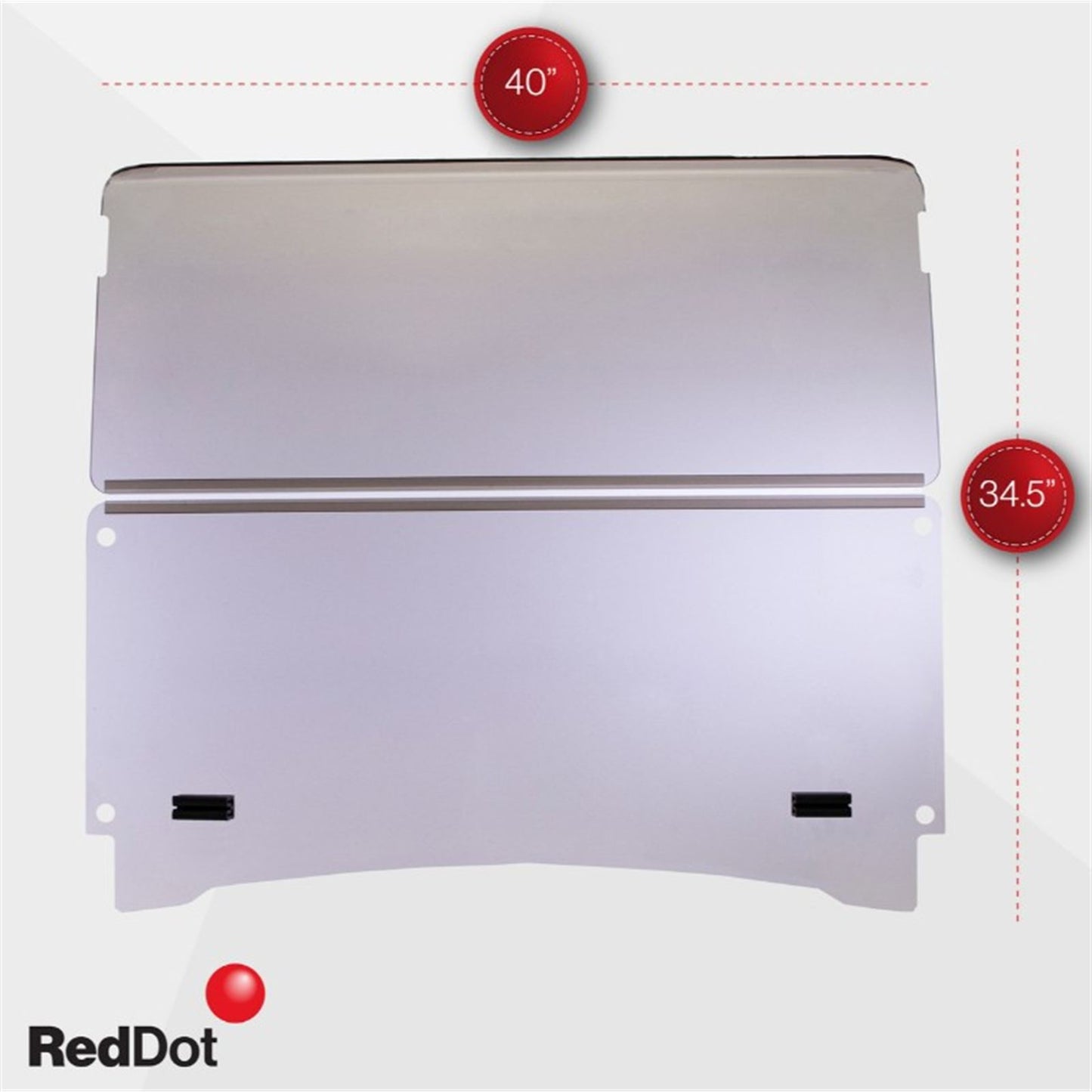 Red Dot Tinted Folding Windshield fits 2017-Up for Yamaha Drive2 [MPN: 09-023]_2153787