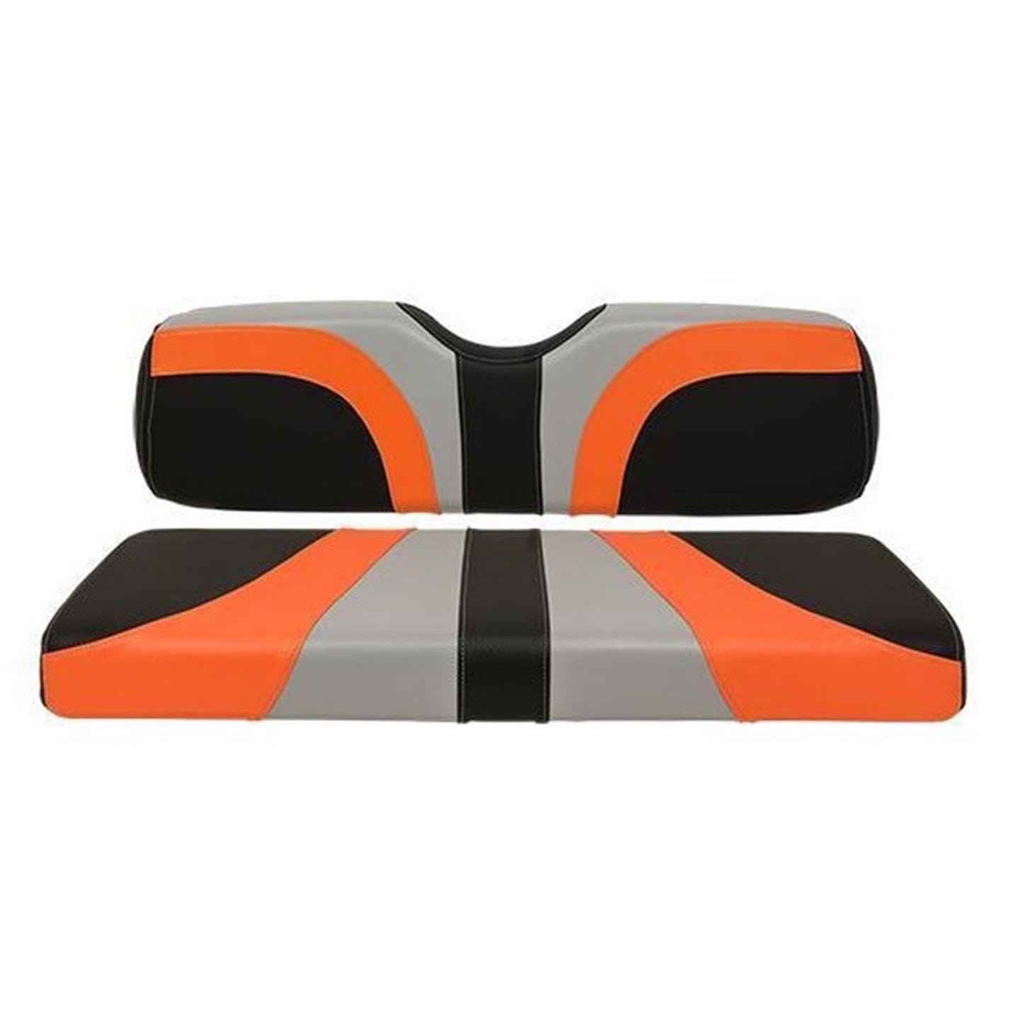 Red Dot Blade Front Seat Cover for Club Car - Gray/Orange/Black  10-315_1535553