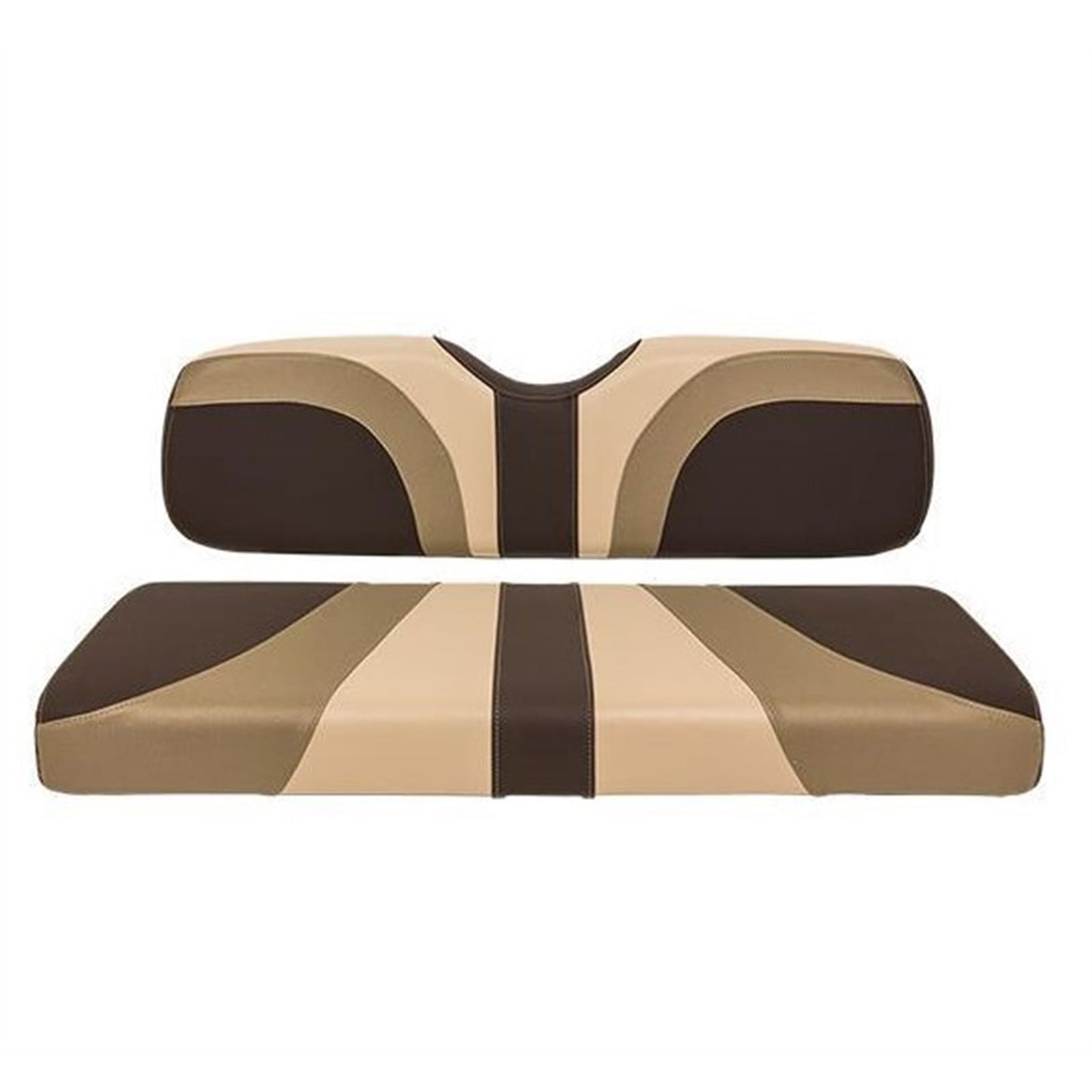 Red Dot Blade Front Seat Cover for Club Car DS 2000.5-Up - Mocca/Convoy/Sandbar  10-328_1535552