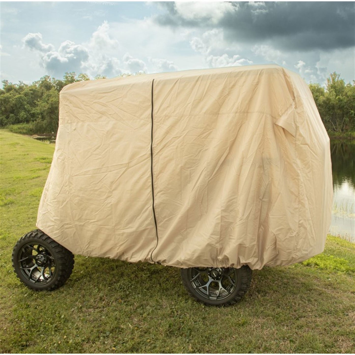 Red Dot 84" Golf Cart Storage Cover - Tan 21-010_1545354
