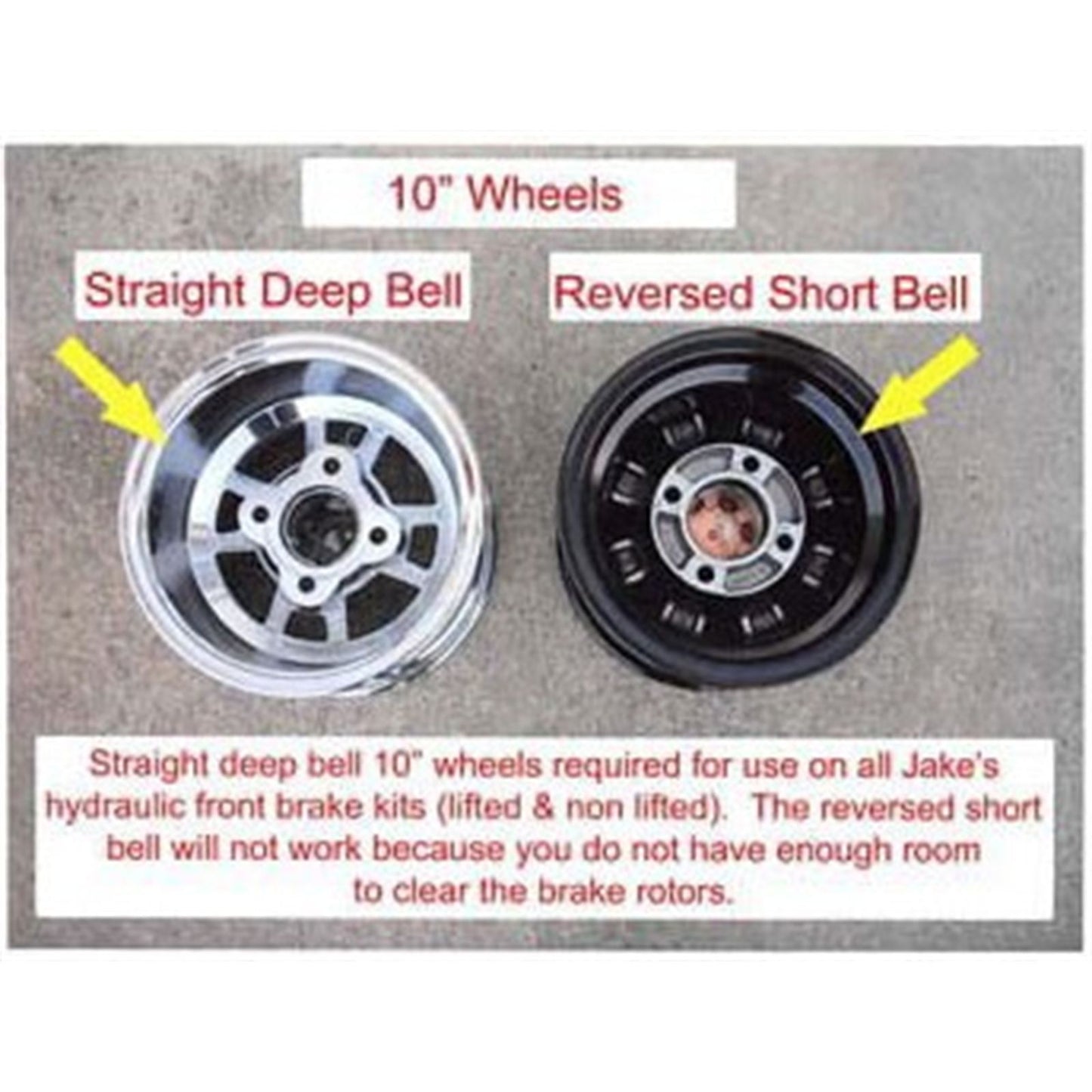 Jake's Disc Brake Kit with Spindle Lift fits 2008.5-Up Club Car Precedent [MPN: 7297]_2116471