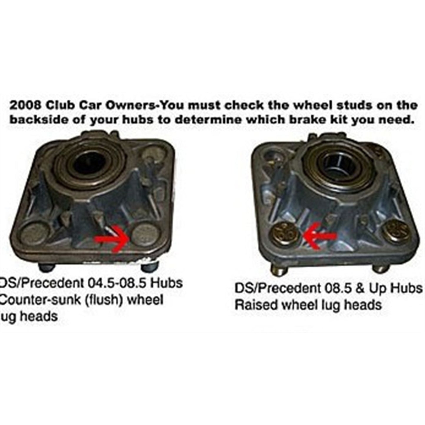 Jake's Disc Brake Kit with Spindle Lift fits 2008.5-Up Club Car Precedent [MPN: 7297]_2116472