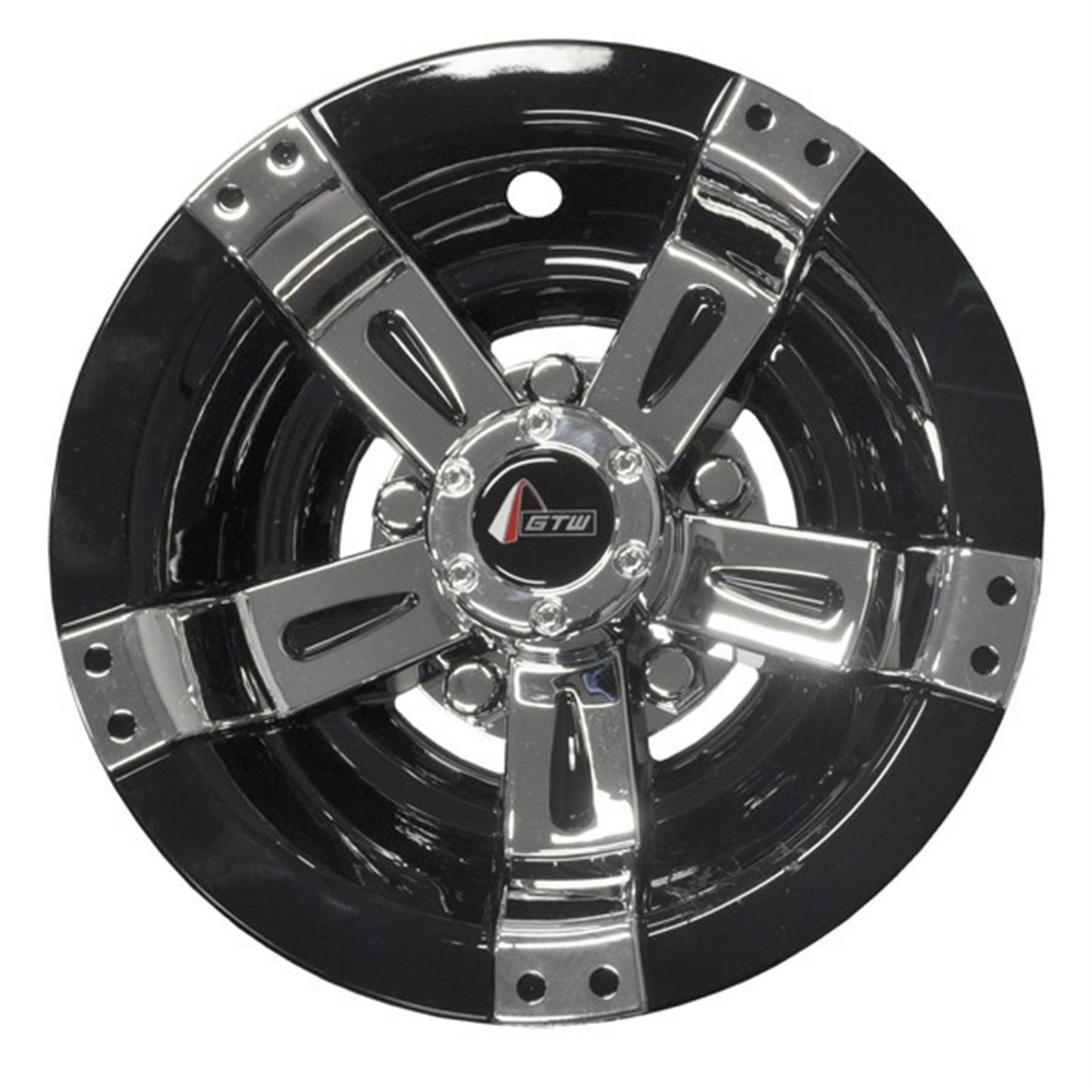 GTW 8" Maverick Black/Chrome Wheel Cover (Universal Fit) [MPN: 03-072]_2115887