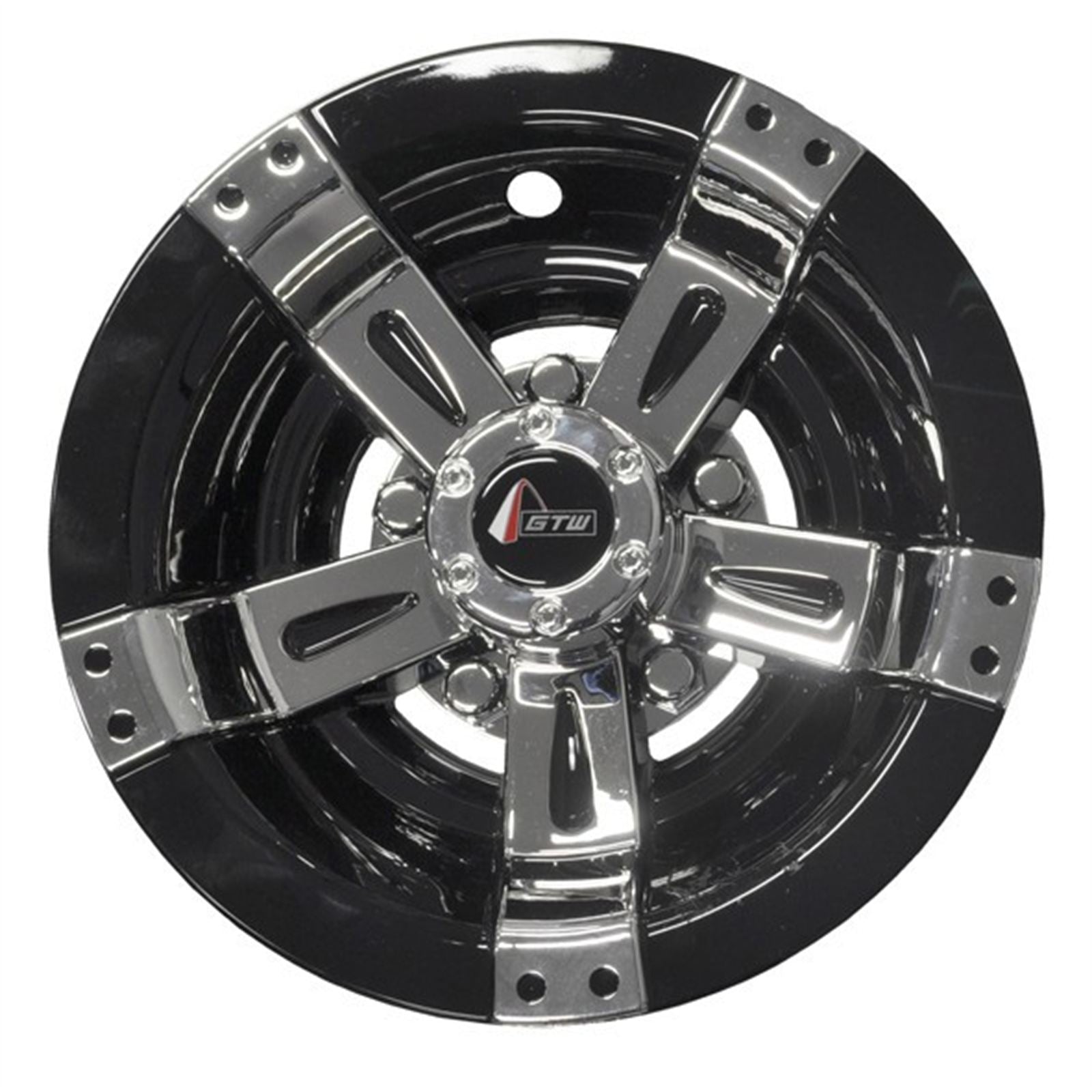 GTW 8" Maverick Black/Chrome Wheel Cover (Universal Fit) [MPN: 03-072]_2115887