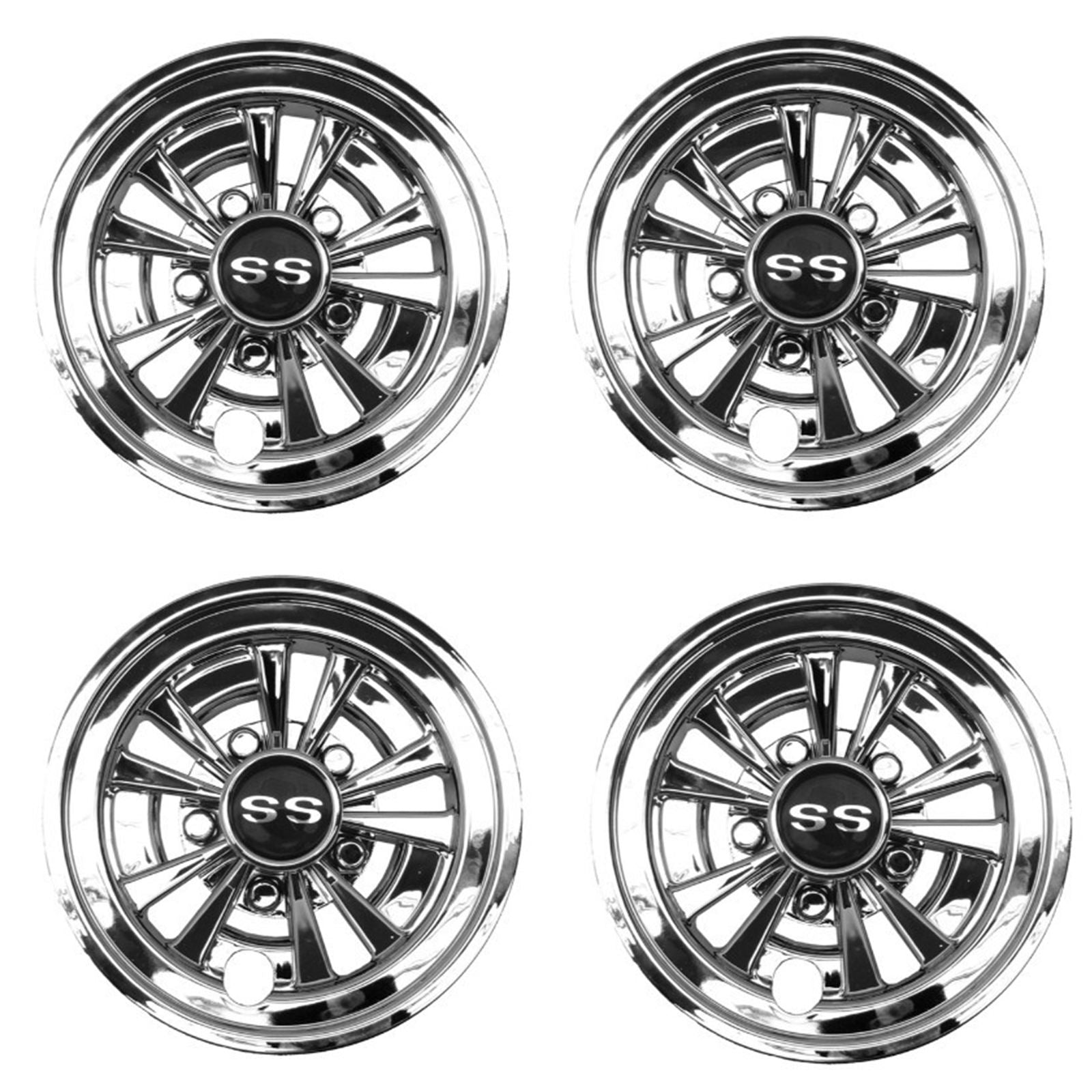 GTW 8" Golf Cart Wheel Covers - Set of 4 [MPN: 03-079]_2115901