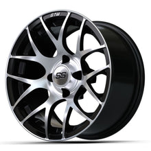 GTW 14" Pursuit Black with Machined Accents Wheel 19-101_1555349