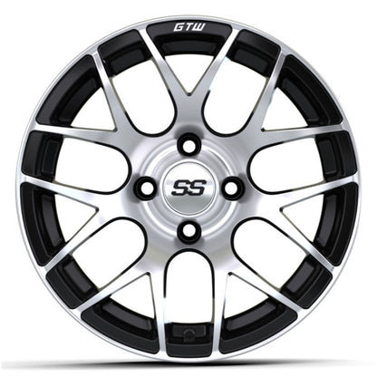 GTW 14" Pursuit Black with Machined Accents Wheel 19-101_1555350