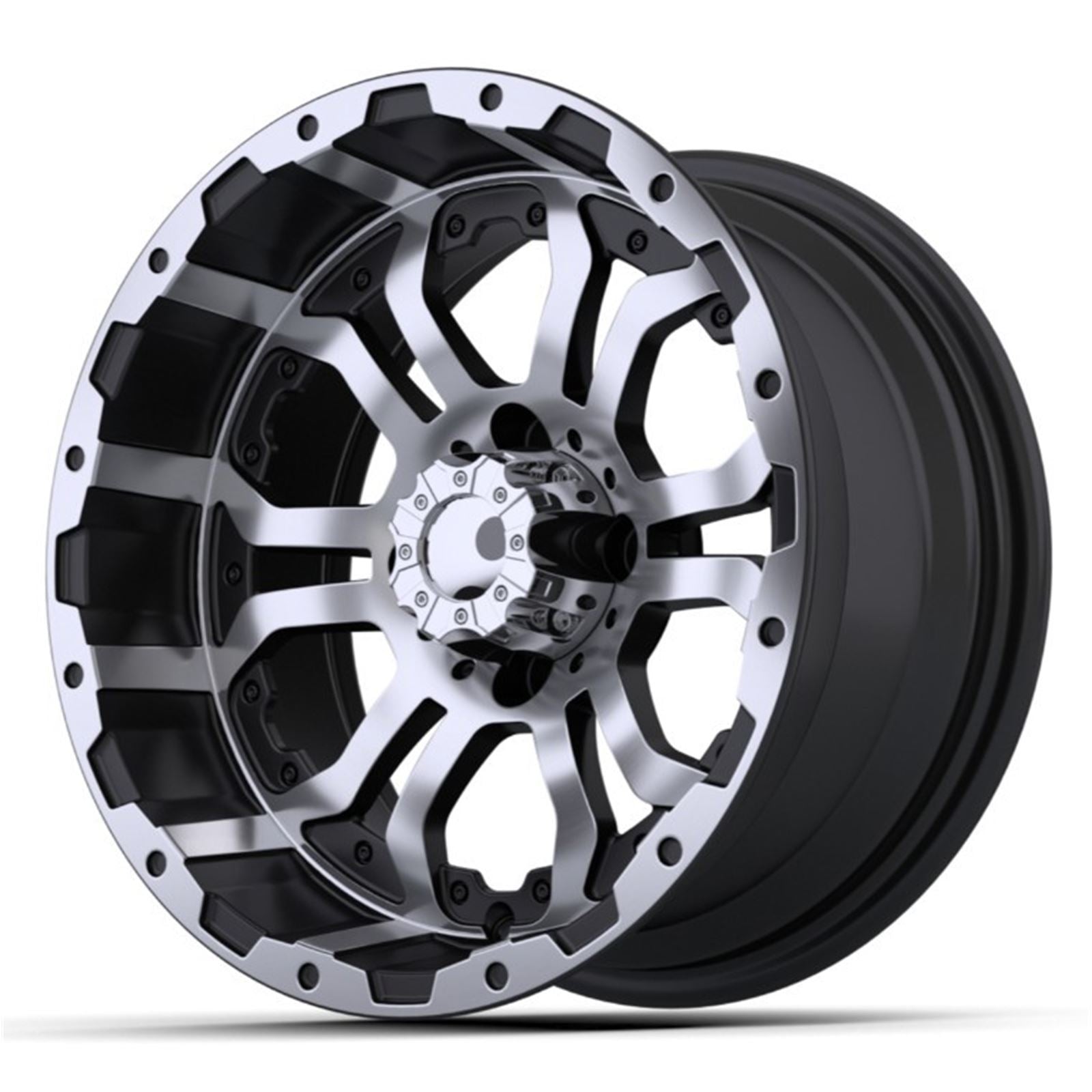 GTW Omega Machined and Black Wheel - 14" 19-259_1555352