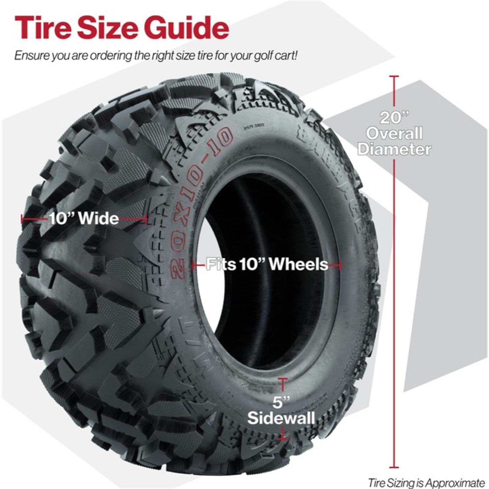 GTW Barrage Mud Tire - 20x10-10  [MPN: 20-028]_2115841