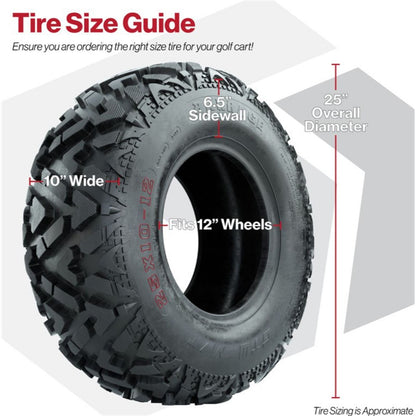 GTW Barrage Mud Tire - 25x10-12 (Lift Required) [MPN: 20-032]_2115852