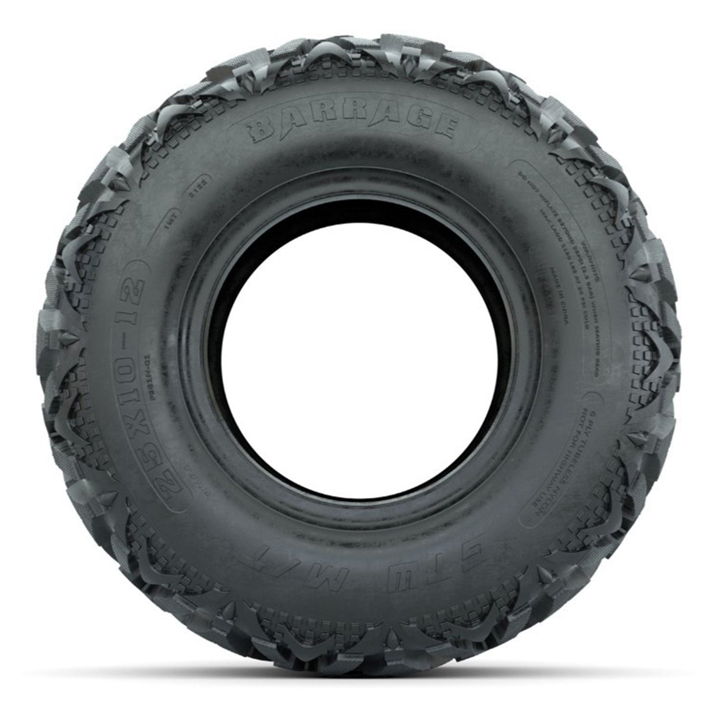 GTW Barrage Mud Tire - 25x10-12 (Lift Required) [MPN: 20-032]_2115849