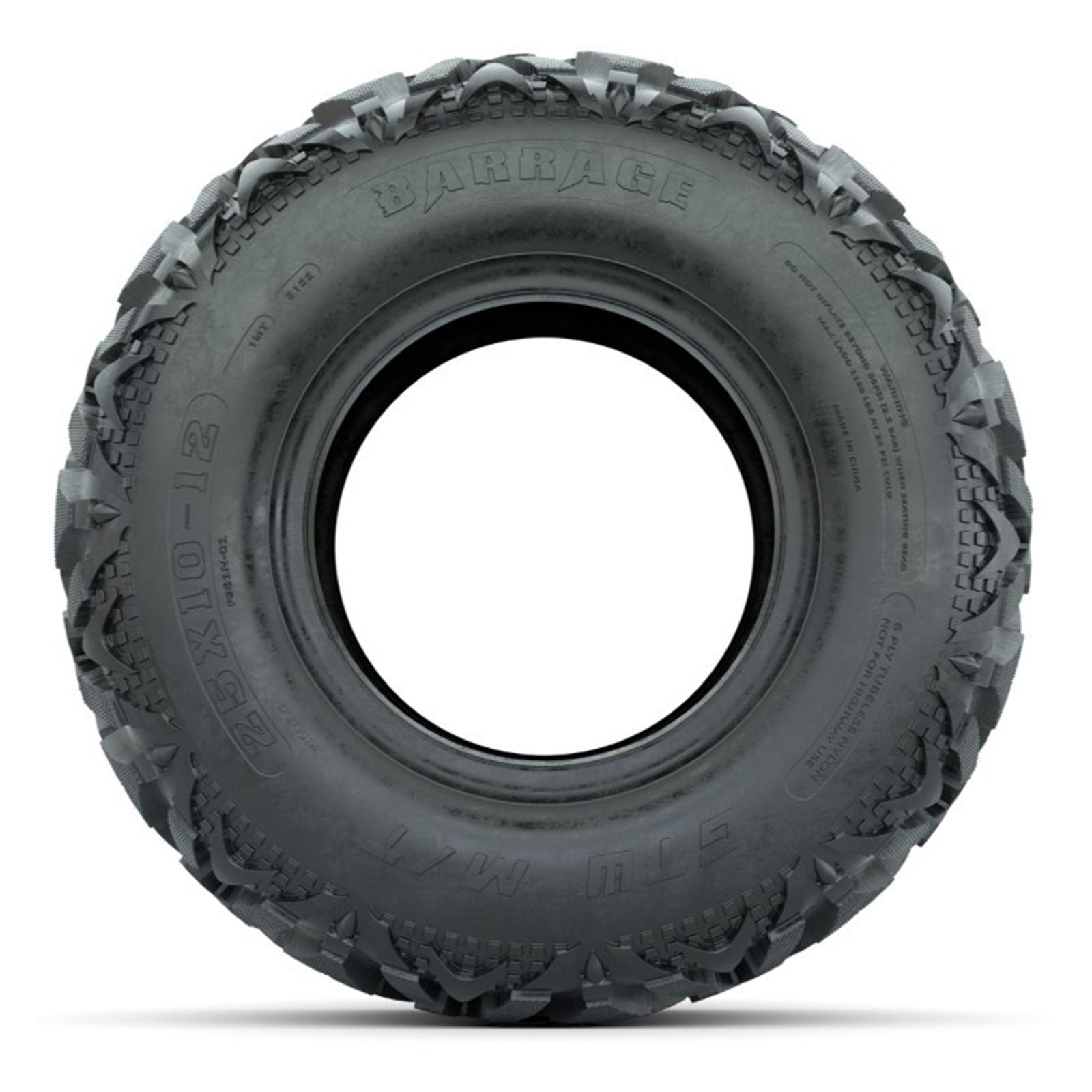 GTW Barrage Mud Tire - 25x10-12 (Lift Required) [MPN: 20-032]_2115849