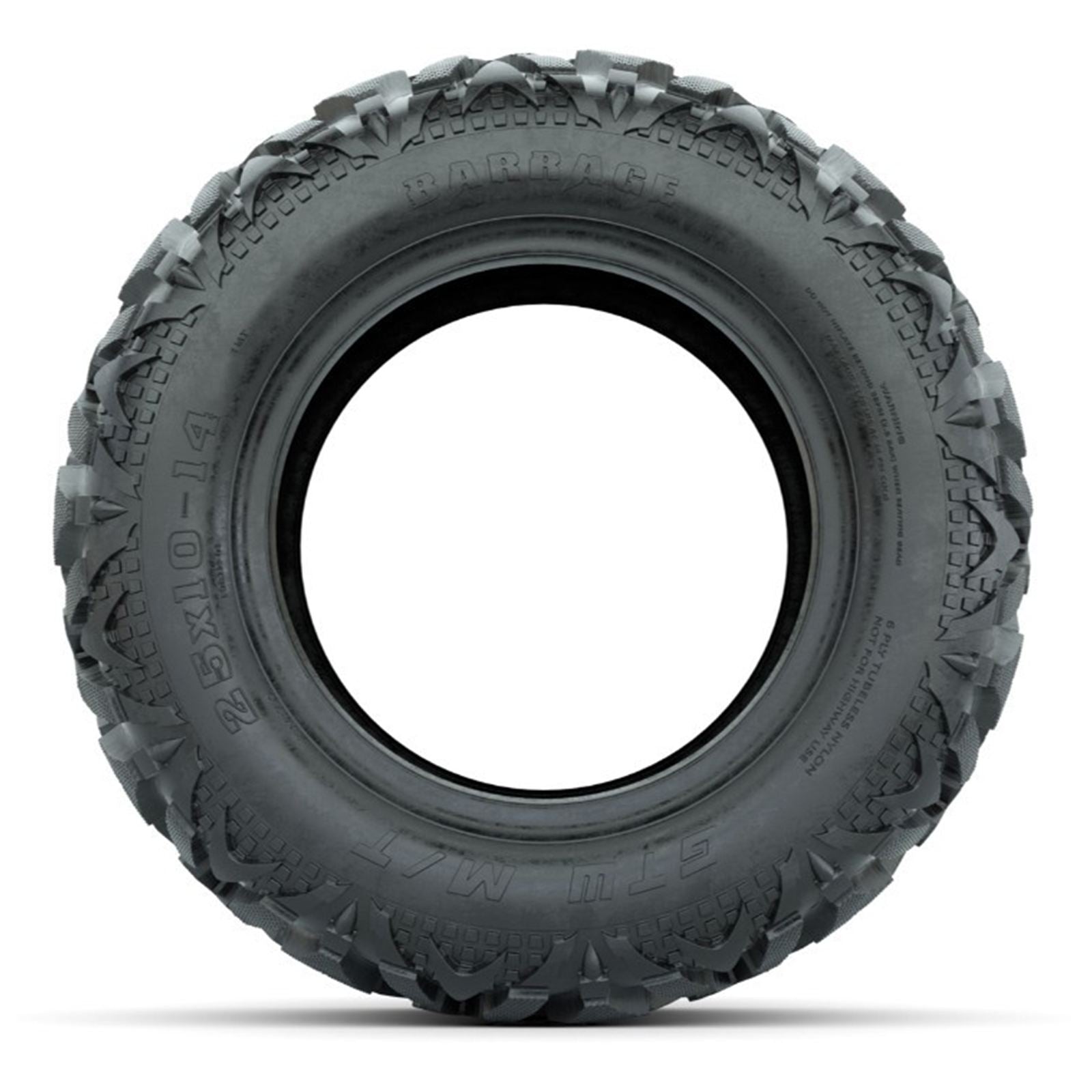 GTW Barrage Mud Tire - 25x10-14 (Lift Required) [MPN: 20-033]_2115861