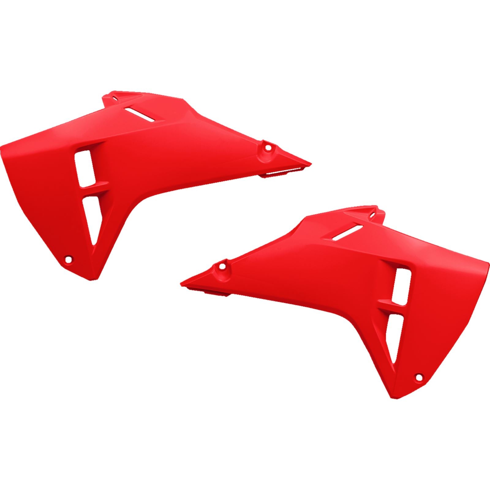 UFO Plastics Radiator Covers - Red for Honda CRF 250R/450R [MPN: HO05614#070]_1533787