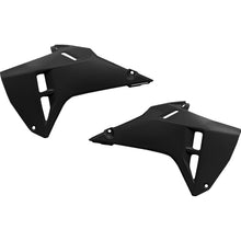 UFO Plastics Radiator Covers - Black for Honda CRF 250R/450R [MPN: HO05614#001]_1533788