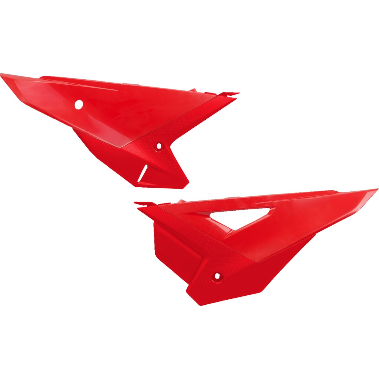 UFO Plastics Side Panels - Red for Honda [MPN: HO05617@070]_1533790