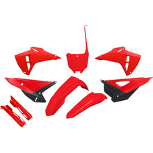 UFO Plastics Body Kit - Black/Red for Honda - CRF 250R/450R [MPN: HOKIT127F@999]_1544634