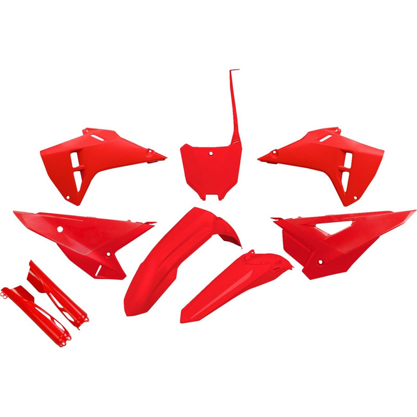 UFO Plastics Body Kit - Red for Honda - CRF 250R/450R [MPN: HOKIT127F@070]_1540743