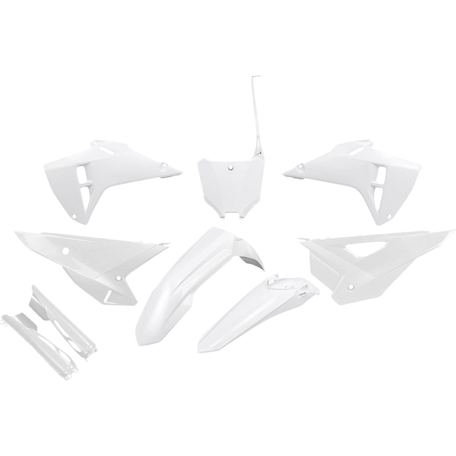 UFO Plastics Body Kit - White for Honda - CRF 250R/450R [MPN: HOKIT127F@041]_1544633