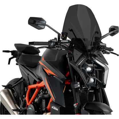 Puig New Generation Windscreen - Dark Smoke - Fits KTM Super Duke 1390 21907F_1547088