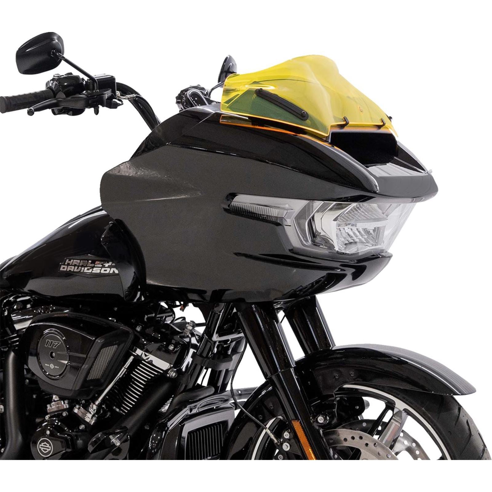 Klock Werks Kolor Flare™ Sport Windshield - 8" - Yellow Ice [MPN: KWW-01-0752]_1709745