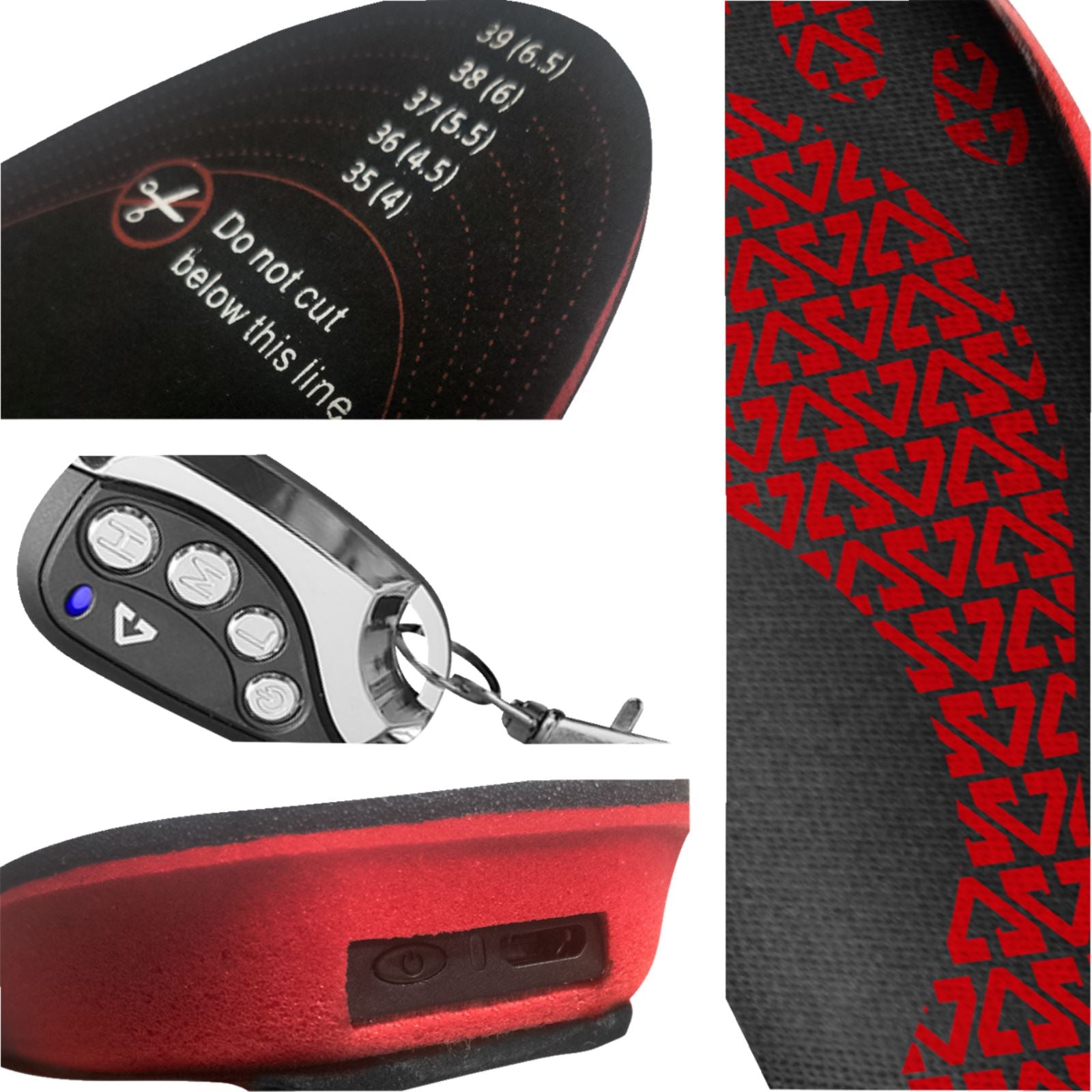 Gerbing Heated Clothing 3V Rechargeable Heated Insoles with Remote - Large/XL [MPN: GERINS3VLXL]_1533841