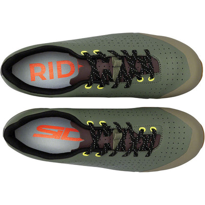 Sidi - Bicycle Asper Laces Gravel Men's Shoes - Military, Millenium Fit_1930302