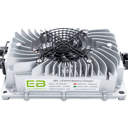 ECO Battery 51V 105AH Eco LifePo4 Lithium Battery Kit with 15A Charger - Skinny Style 25-153_1534550
