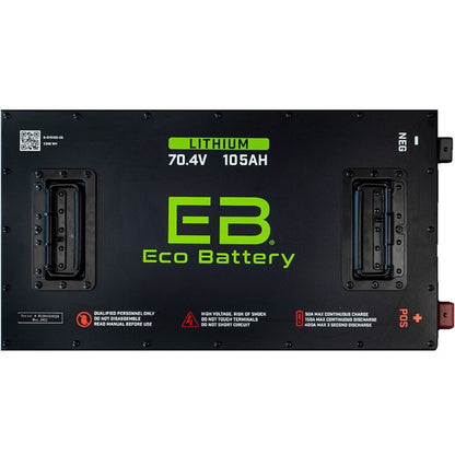 ECO Battery 70V 105AH Eco LifePo4 Lithium Battery Kit with 15A Charger 25-154_1534566