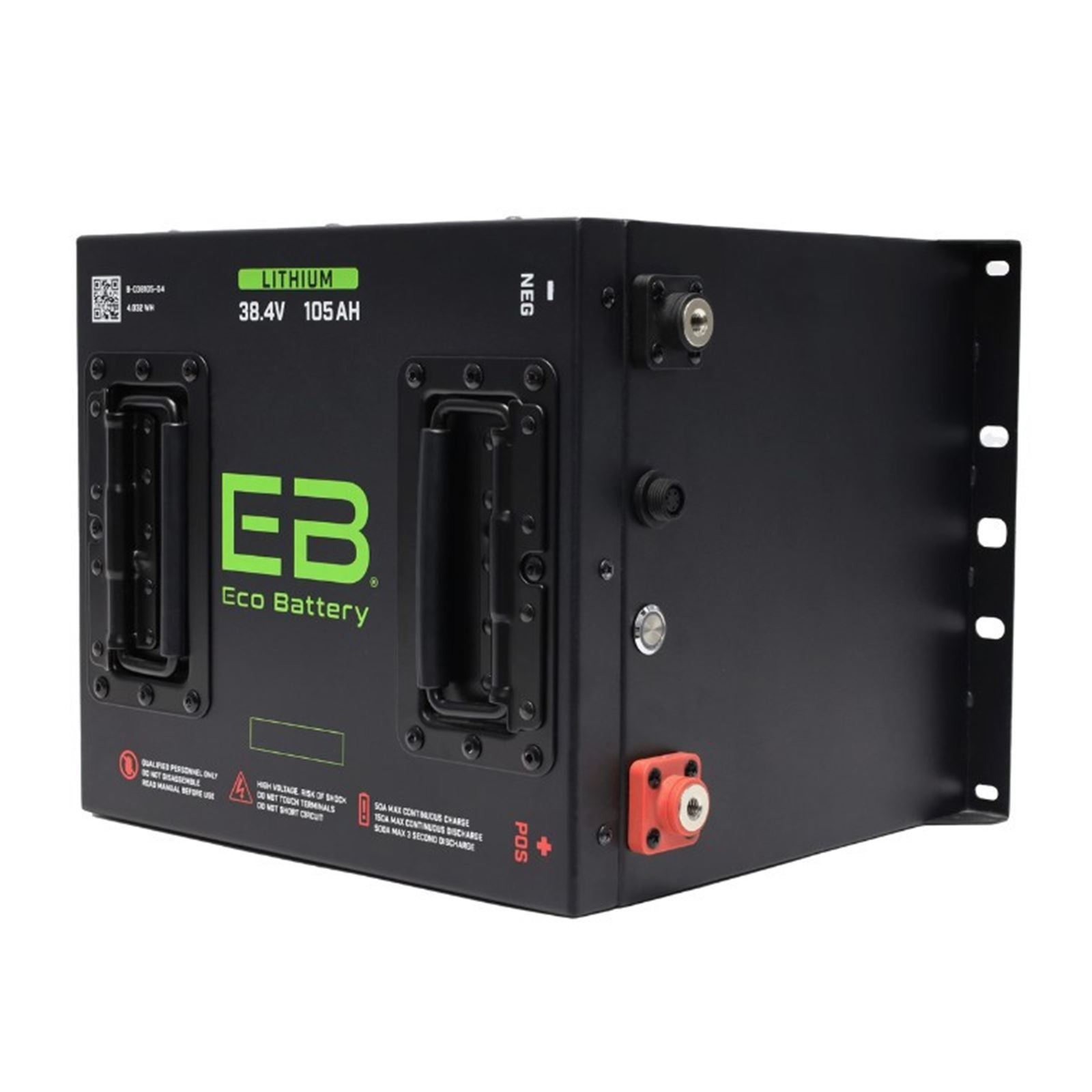 ECO Battery 38V 105Ah Cube LifePo4 Lithium Battery Only  A-038105-04_1533974