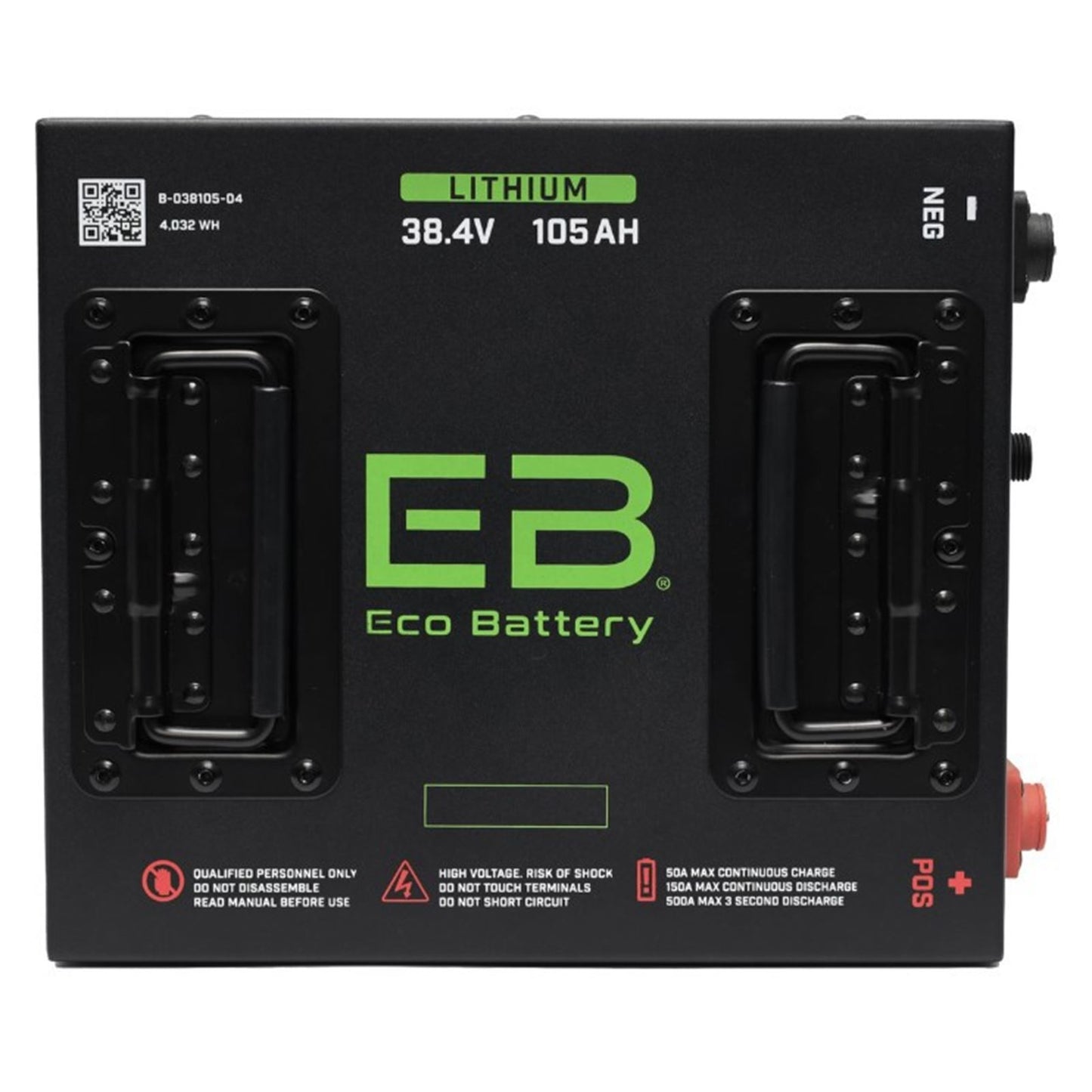 ECO Battery 38V 105Ah Cube LifePo4 Lithium Battery Only  A-038105-04_1533976