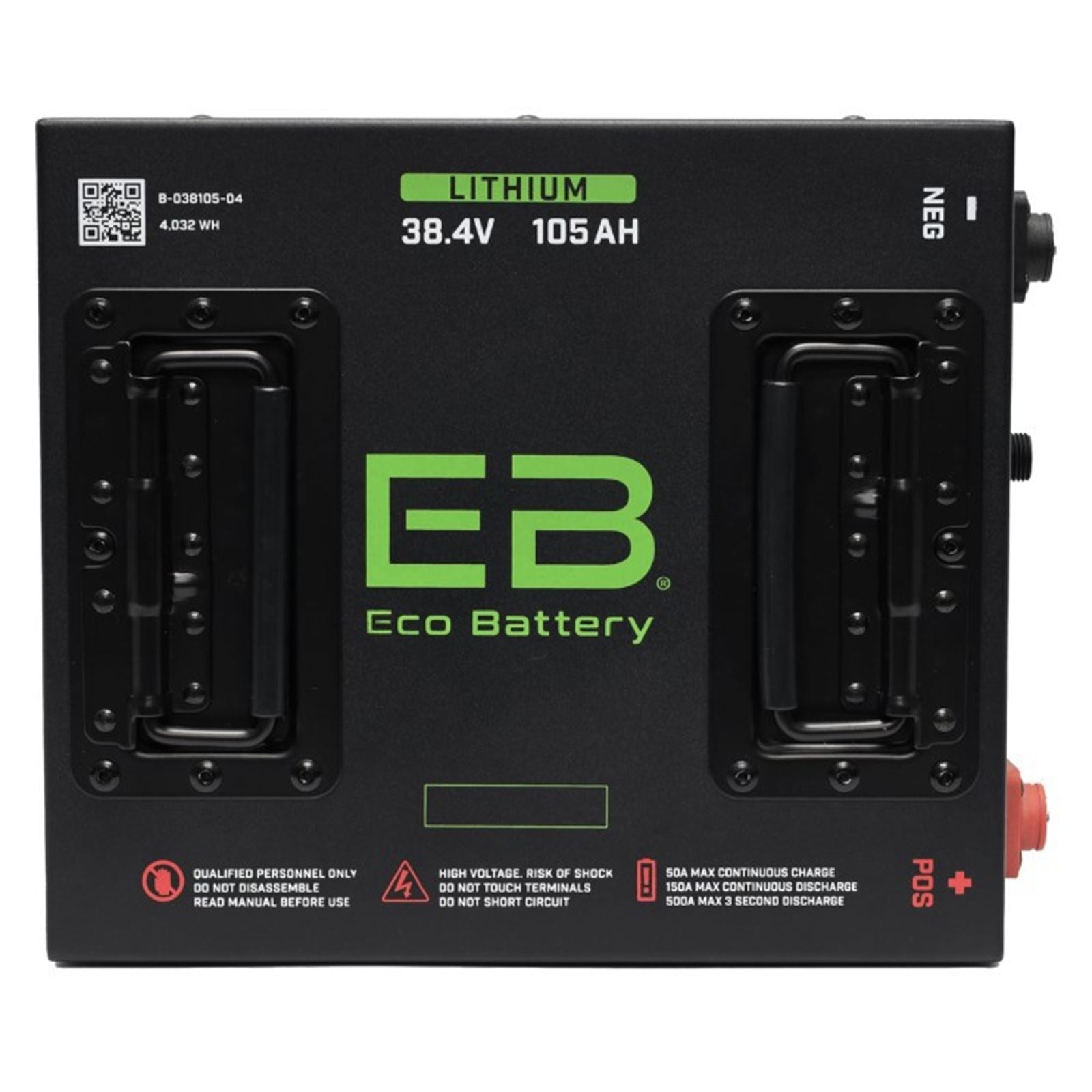 ECO Battery 38V 105Ah Cube LifePo4 Lithium Battery Only  A-038105-04_1533976