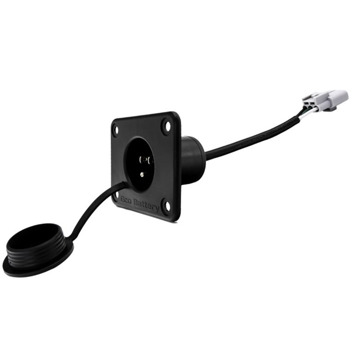 ECO Battery Locking Charge Port for EZGO TXT  A-4022_1534009