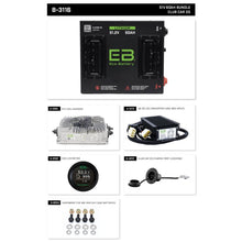ECO Battery Lithium 51V 60Ah Battery Bundle for Club Car DS - Cube B-3116_1534504