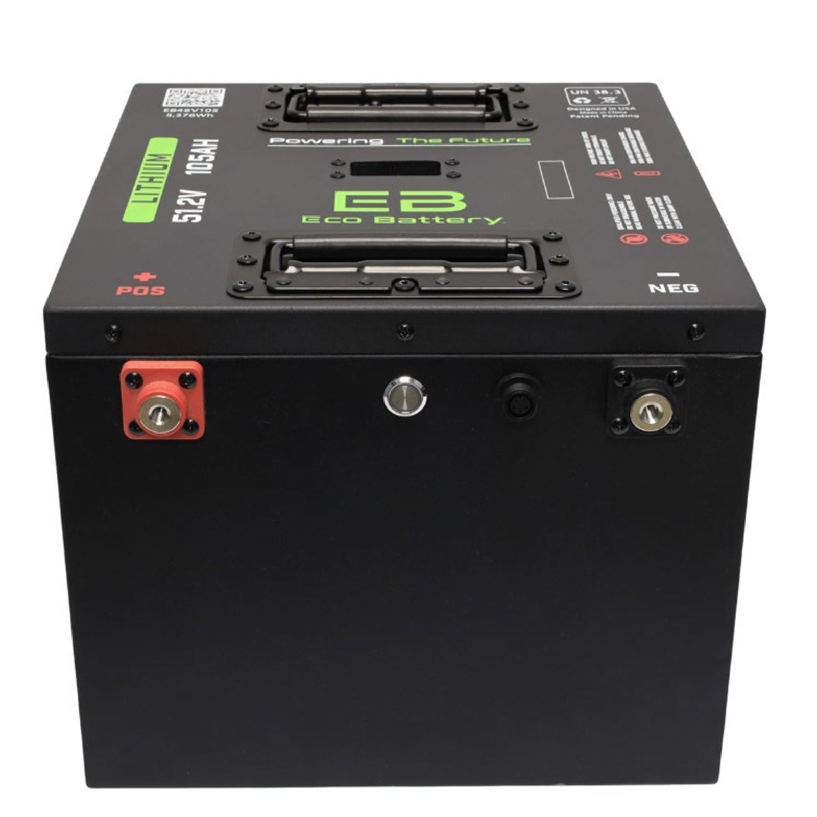 ECO Battery Lithium 51v 105Ah Battery Bundle - Thru Hole for Club Car DS B-3117_1535052