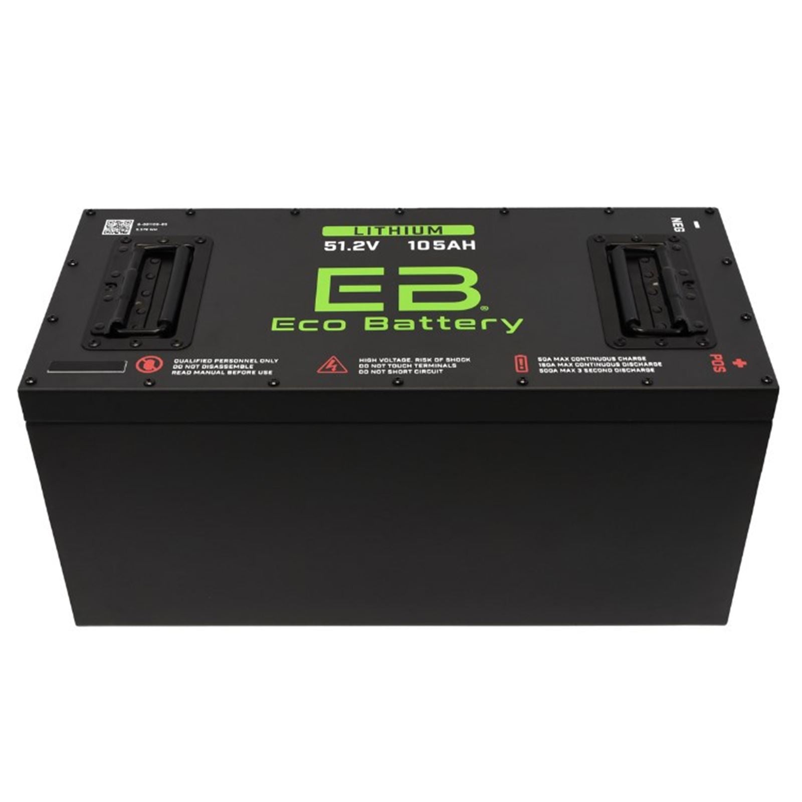 ECO Battery Lithium 51v 105Ah Battery Bundle - Skinny for EZGO TXT B-3281_1535037