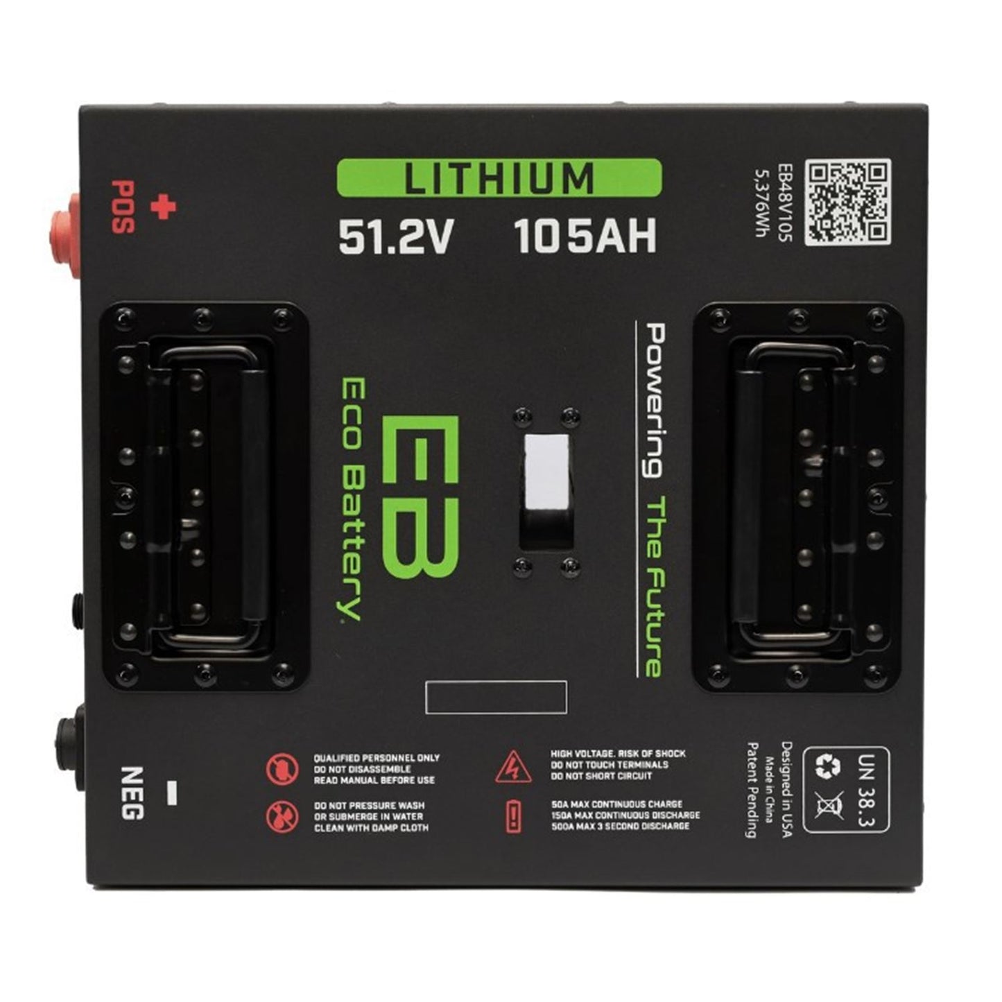 ECO Battery Bintelli Beyond Lithium 51v 105Ah Battery Bundle - Thru Hole  B-3492_1535068