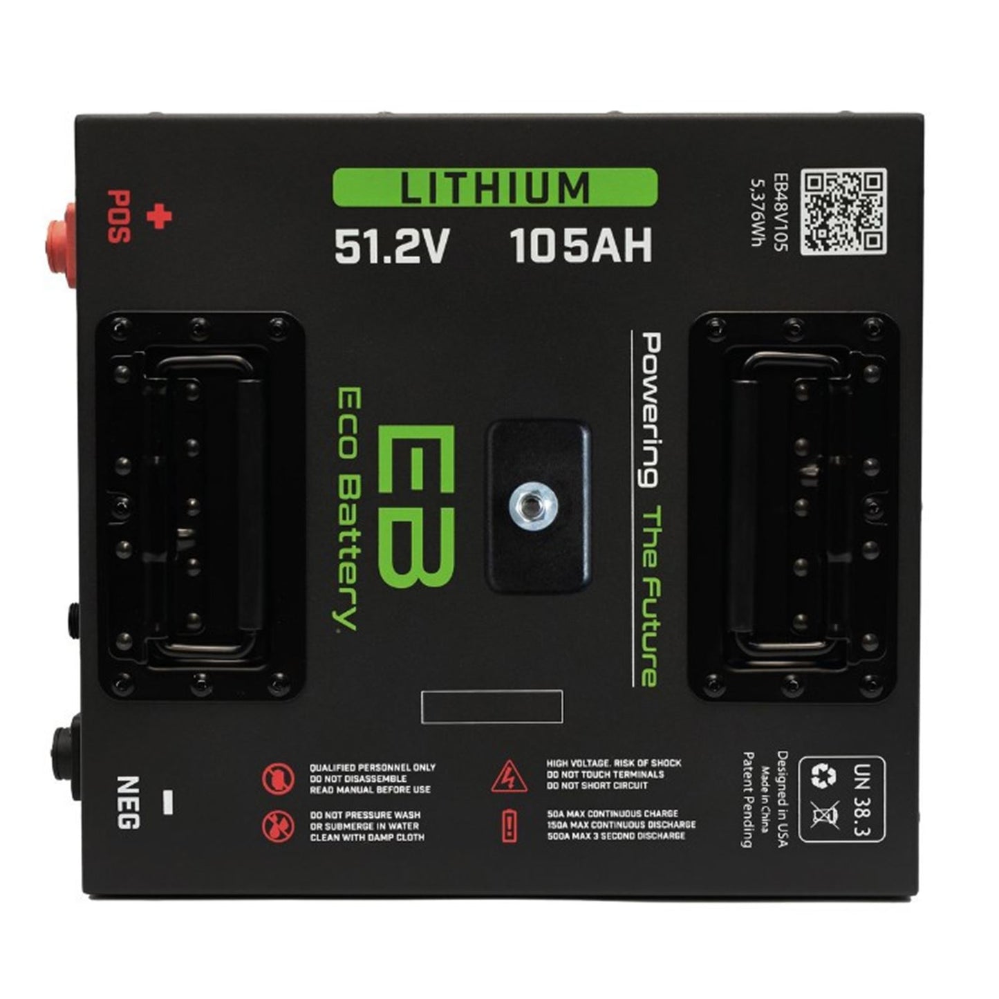 ECO Battery Lithium 51v 105Ah Battery Bundle - Thru Hole for Yamaha G29/Drive/Drive2  B-3522_1535062