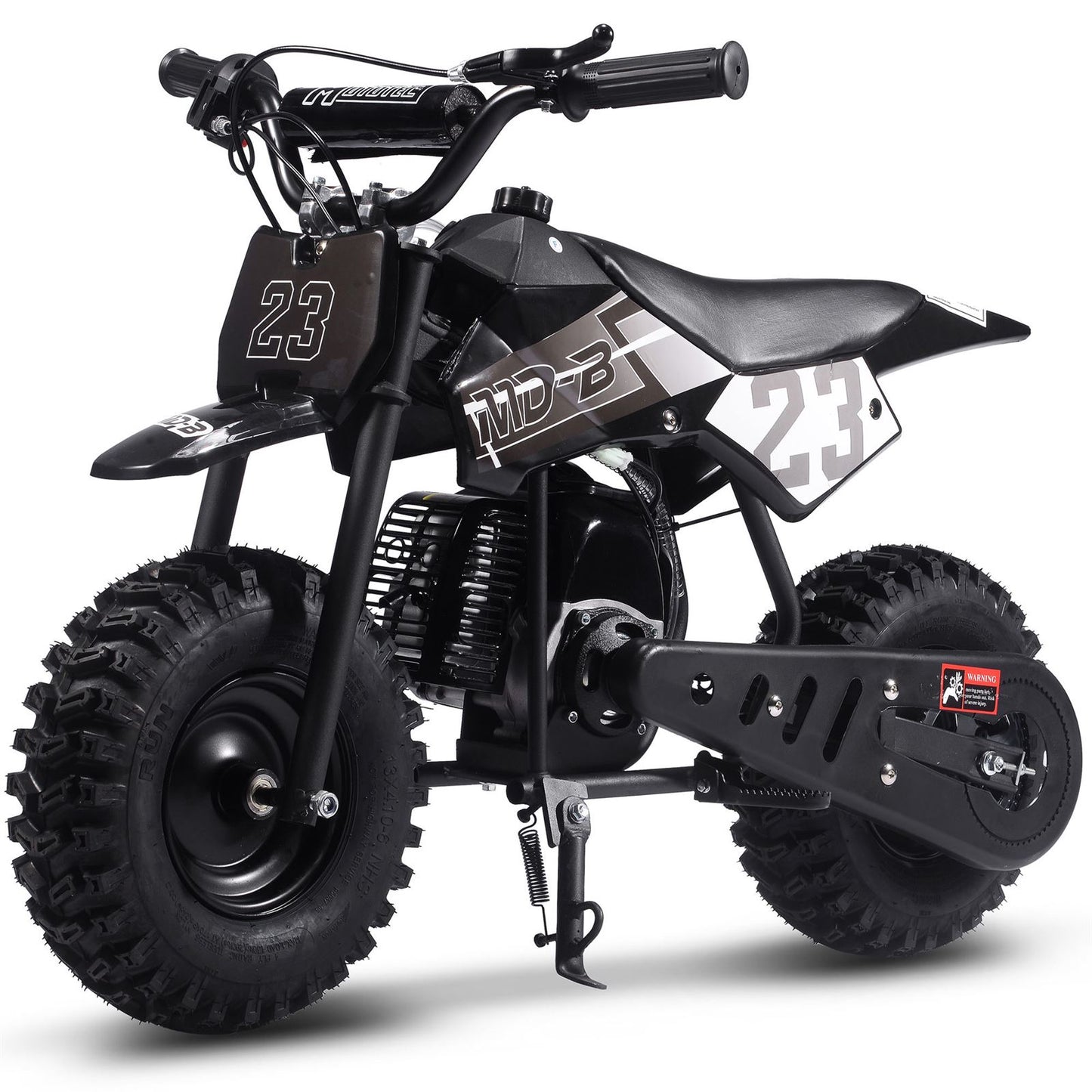 MotoTec USA Big Supermoto 50cc 2-Stroke Kids Dirt Bike - Black MT-DB-02-Big_Black_1534990