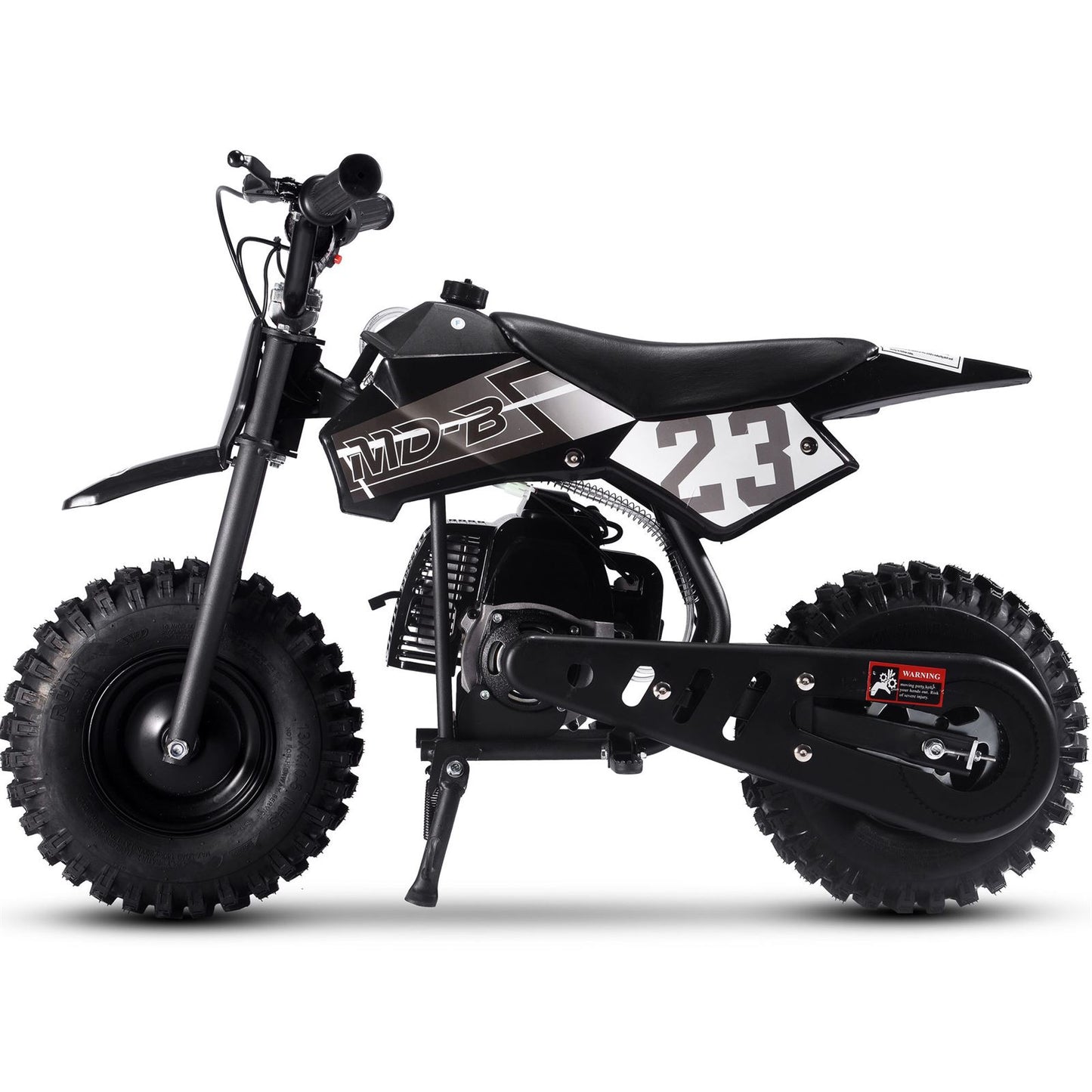 MotoTec USA Big Supermoto 50cc 2-Stroke Kids Dirt Bike - Black MT-DB-02-Big_Black_1534989