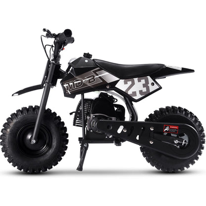 MotoTec USA Big Supermoto 50cc 2-Stroke Kids Dirt Bike - Black MT-DB-02-Big_Black_1534989