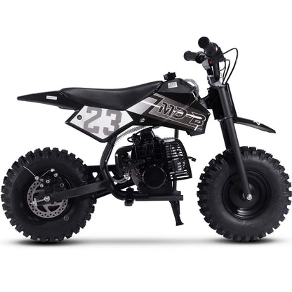 MotoTec USA Big Supermoto 50cc 2-Stroke Kids Dirt Bike - Black MT-DB-02-Big_Black_1534988