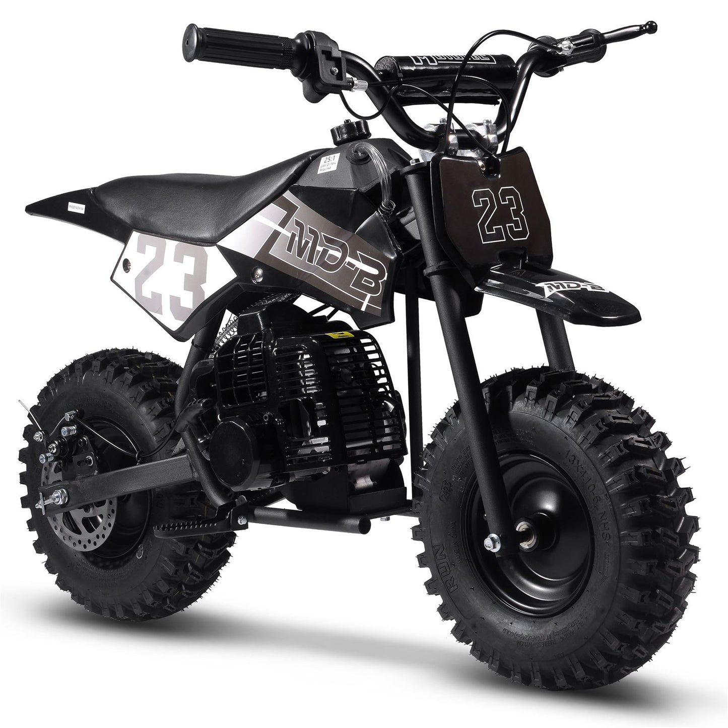 MotoTec USA Big Supermoto 50cc 2-Stroke Kids Dirt Bike - Black MT-DB-02-Big_Black_1534986