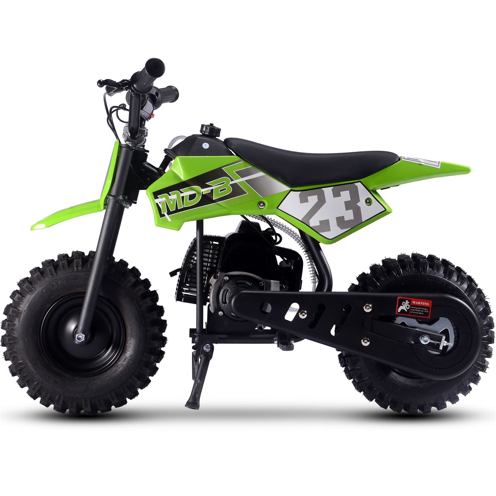 MotoTec USA Big Supermoto 50cc 2-Stroke Kids Dirt Bike - Green MT-DB-02-Big_Green_1535002