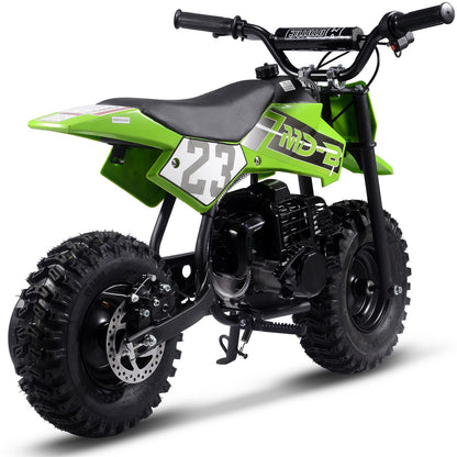 MotoTec USA Big Supermoto 50cc 2-Stroke Kids Dirt Bike - Green MT-DB-02-Big_Green_1535000
