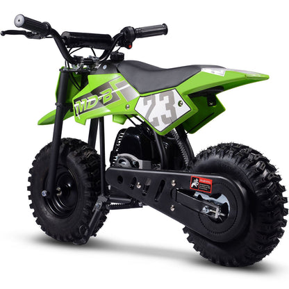 MotoTec USA Big Supermoto 50cc 2-Stroke Kids Dirt Bike - Green MT-DB-02-Big_Green_1534999