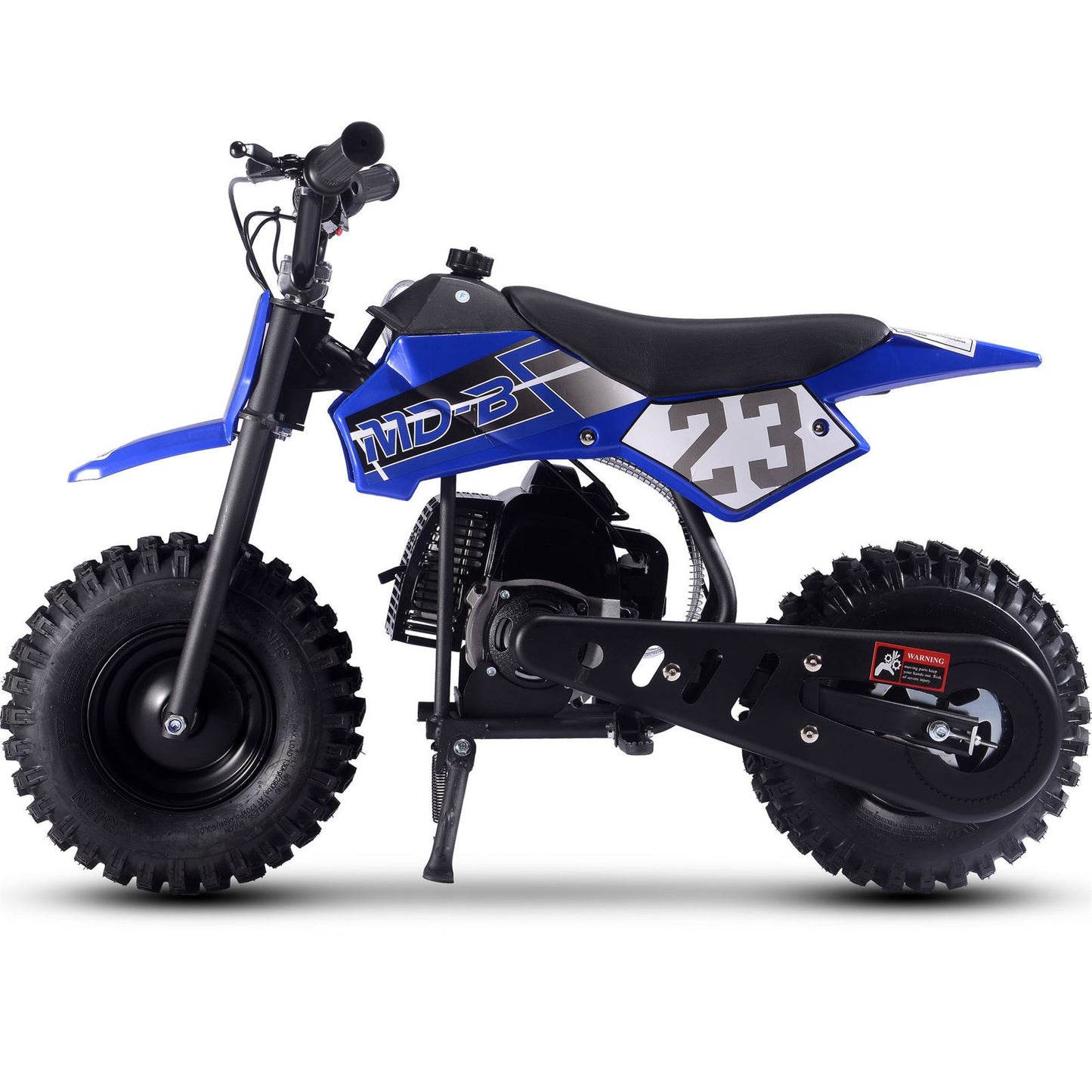 MotoTec USA Big Supermoto 50cc 2-Stroke Kids Dirt Bike - Blue MT-DB-02-Big_Blue_1534985