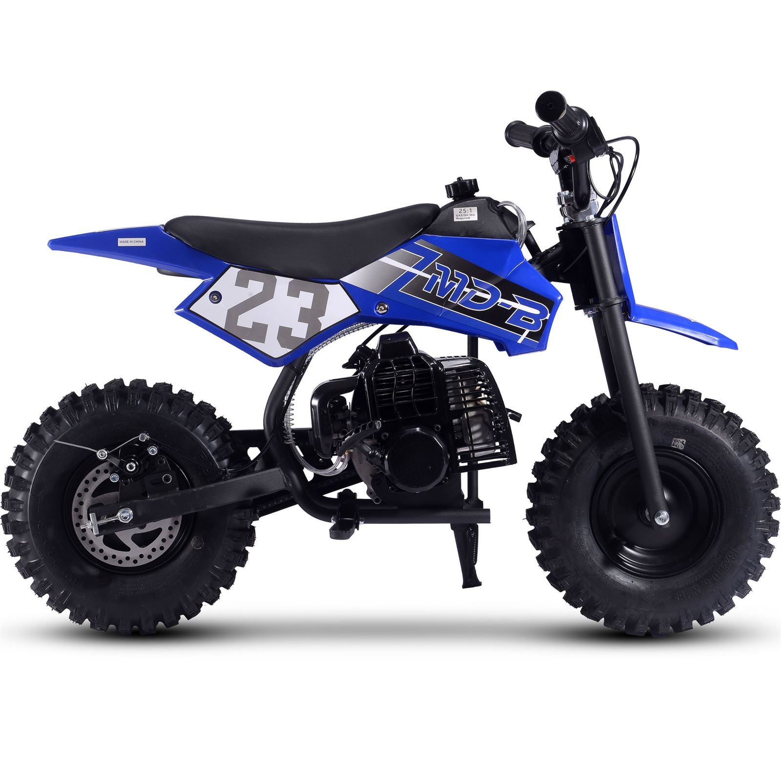 MotoTec USA Big Supermoto 50cc 2-Stroke Kids Dirt Bike - Blue MT-DB-02-Big_Blue_1534984